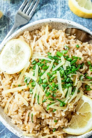 risotto with lemon and parmesan made in instant pot