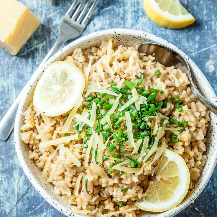 A Pot Parmesan Lemon Risotto