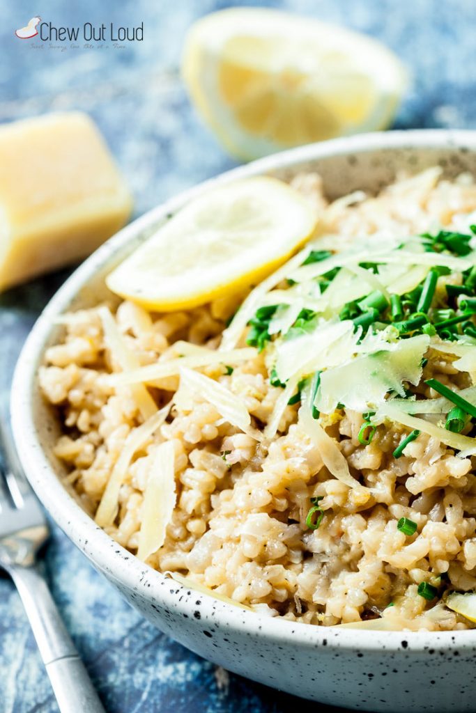 instant pot risotto recipe instant pot parmesan lemon risotto