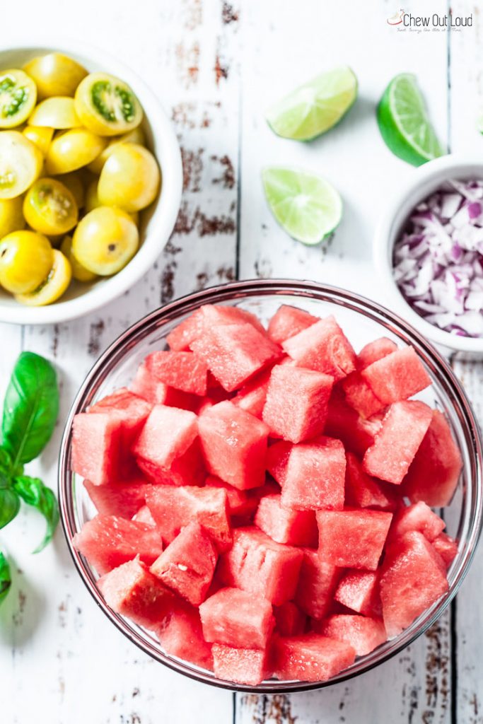 watermelon salad recipe fruit salad summer salad