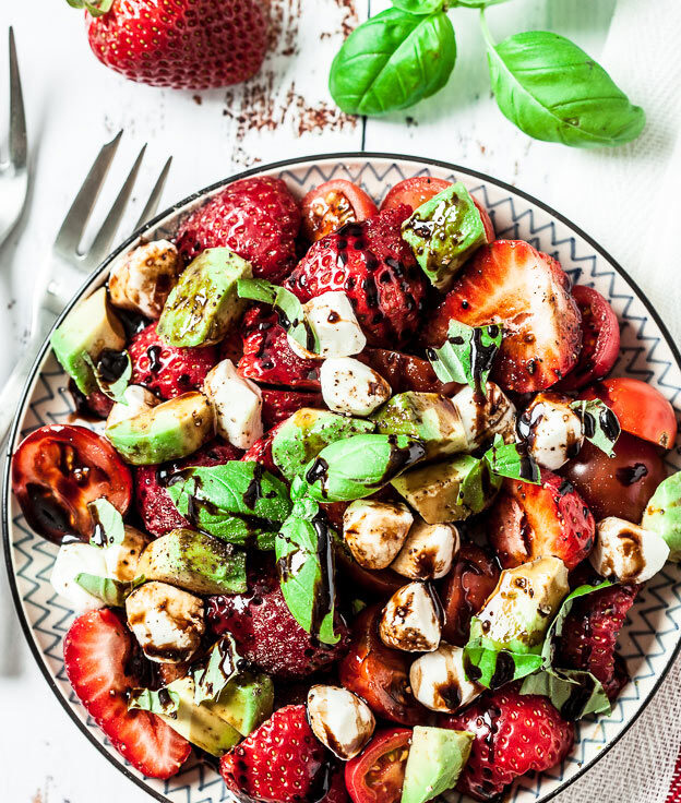 strawberry caprese