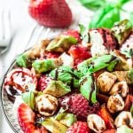 strawberry caprese salad