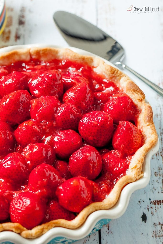 fresh strawberry pie recipe, homemade strawberry pie, best strawberry pie, easy strawberry pie