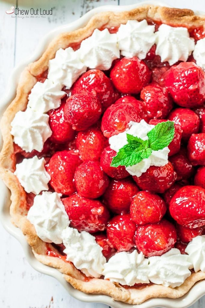 fresh strawberry pie recipe, homemade strawberry pie, best strawberry pie, easy strawberry pie
