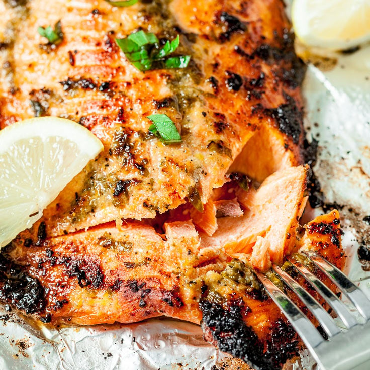 lemon basil baked salmon 