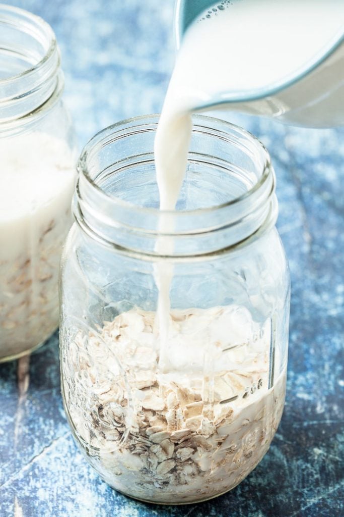 overnight oats with milk
