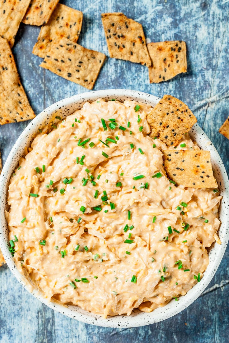 Easy Cheesy Chicken Dip | Chew Out Loud