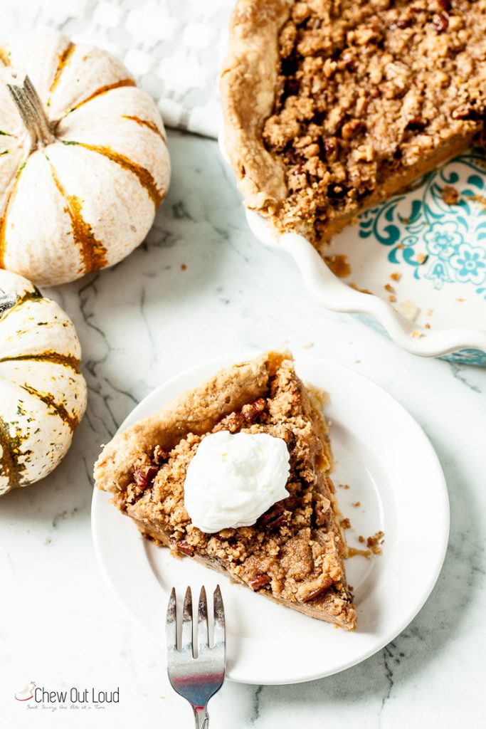 streusel pumpkin pie recipe holiday pie recipe