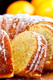 Orange Cake with Glaze