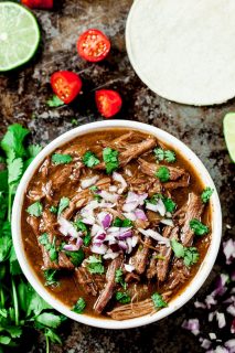 Slow Cooker Mexican Shredded Beef | Chew Out Loud