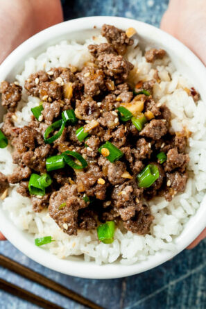 Korean Rice Beef Bowl