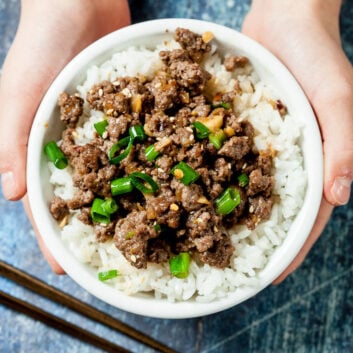 Korean Rice Beef Bowl