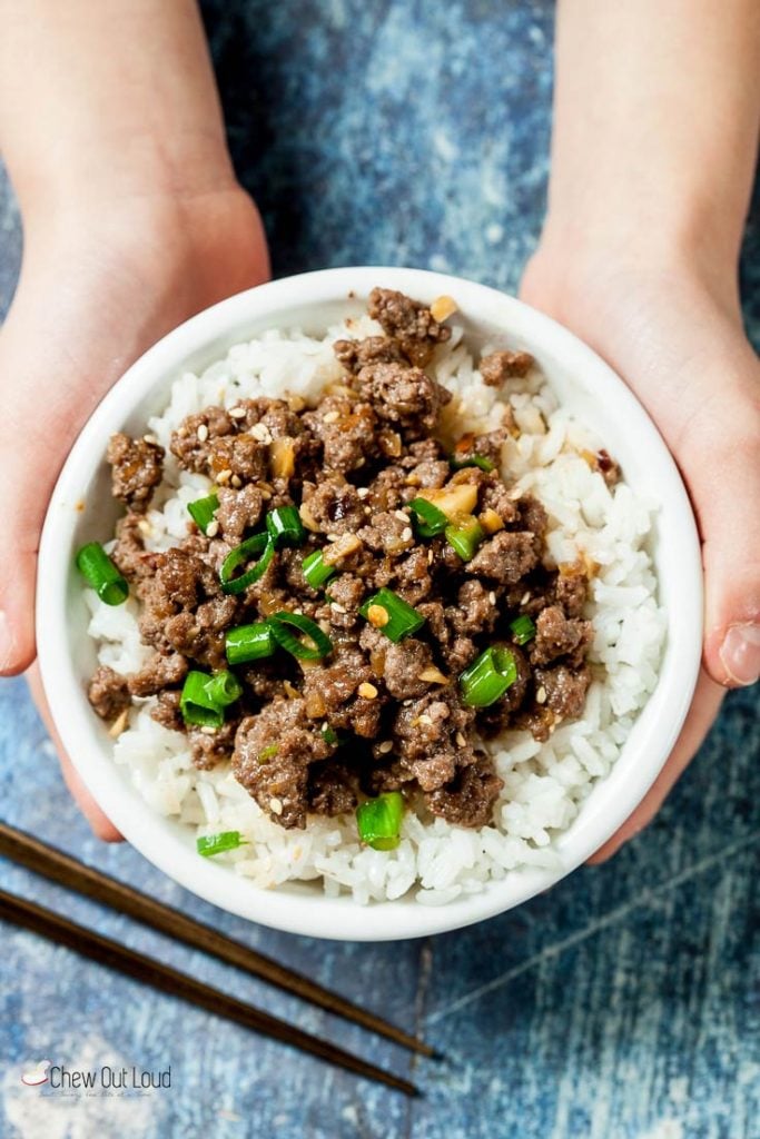 korean beef bowl ground beef recipe asian beef recipe