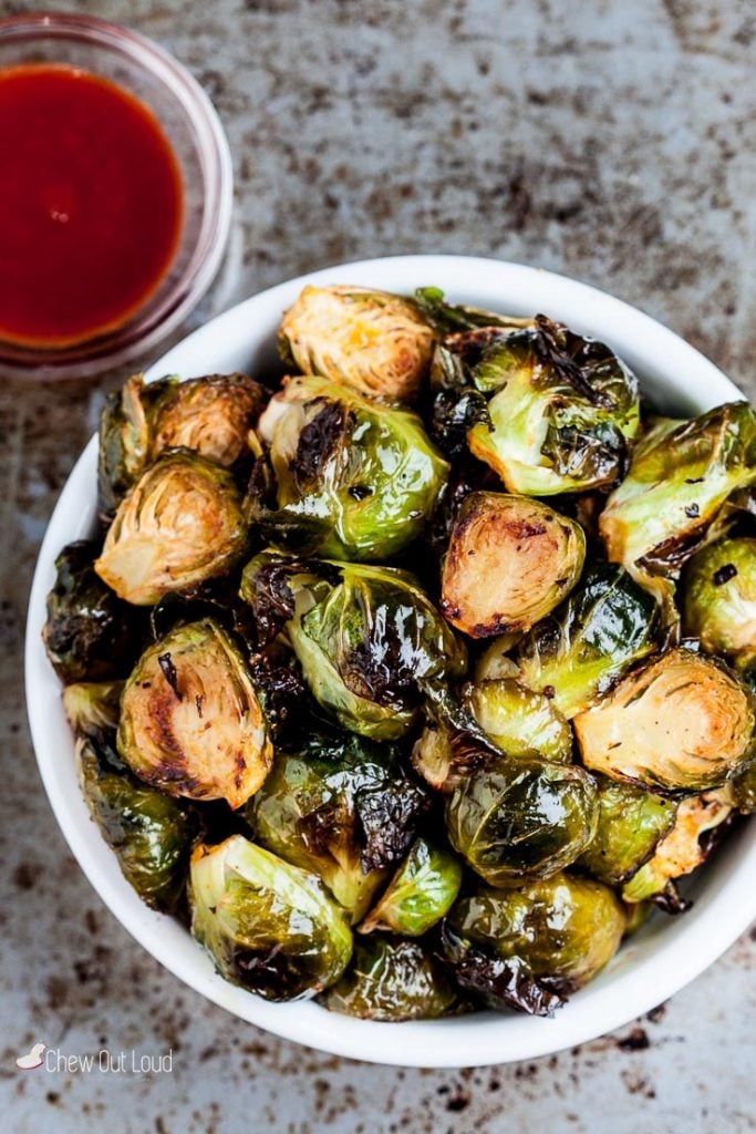 roasted brussels sprouts recipe honey sriracha brussels sprouts roasted vegetables