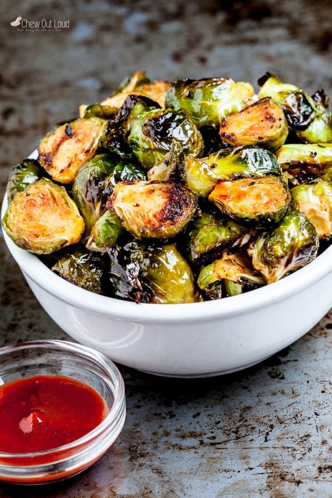 roasted brussels sprouts recipe honey sriracha brussels sprouts roasted vegetables