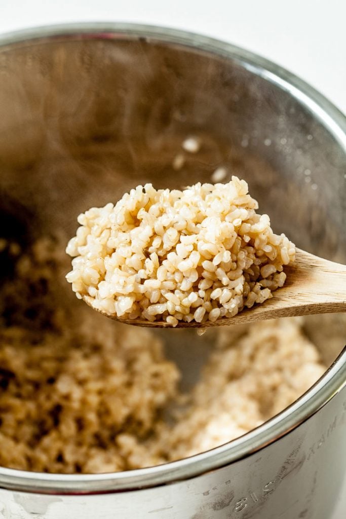 instant pot brown rice, perfect brown rice, instant pot rice recipe