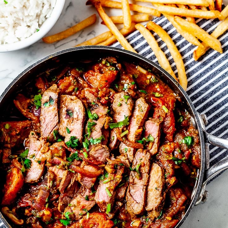 One Pan Lomo Saltado