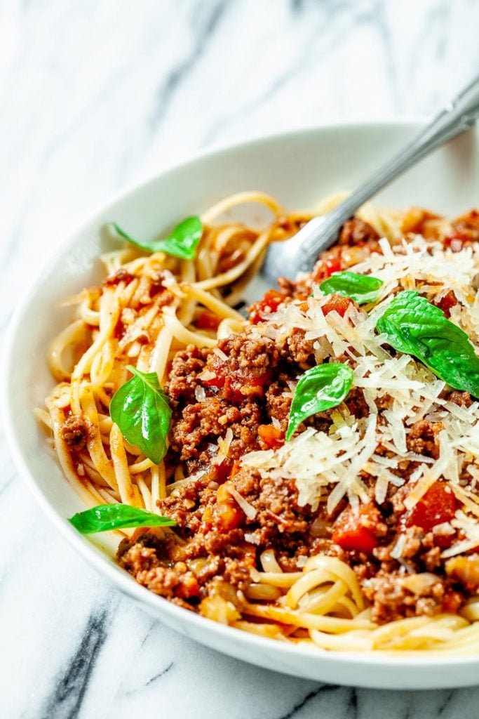 instant pot bolognese sauce, best bolognese sauce, bolognese pasta