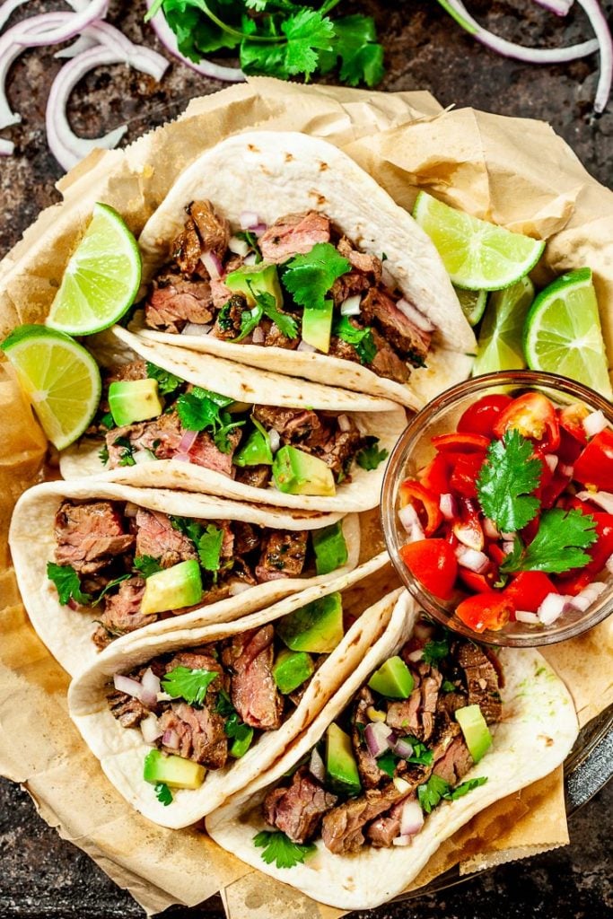 carne asada tacos, carne asada recipe, mexican beef tacos, beef tacos