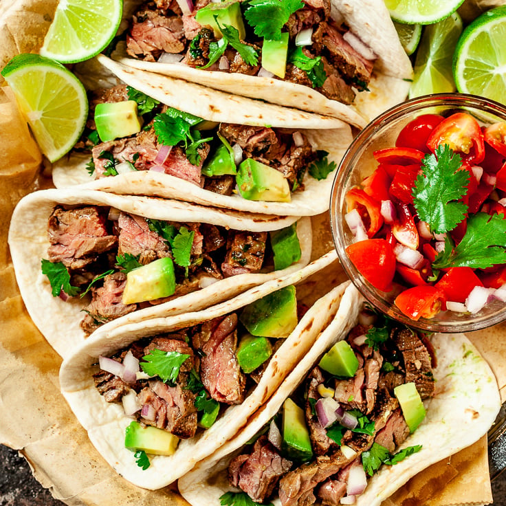 carne asada tacos, carne asada recipe, mexican beef tacos, beef tacos