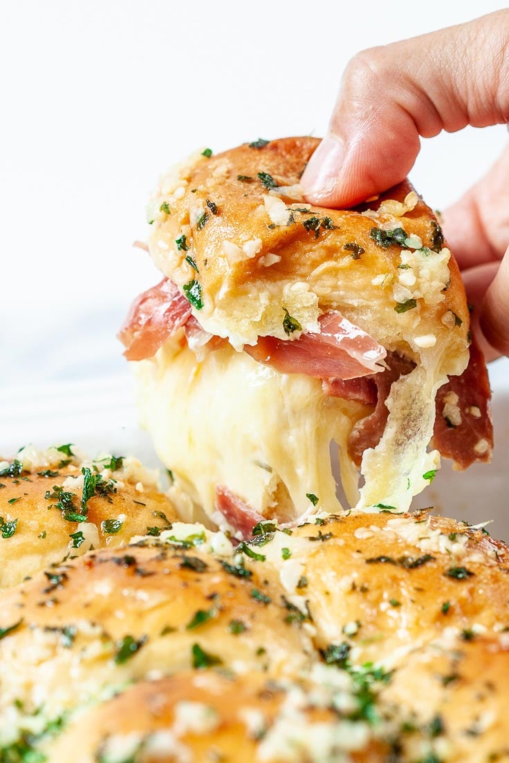Party Ham And Cheese Sliders Recipe Chew Out Loud