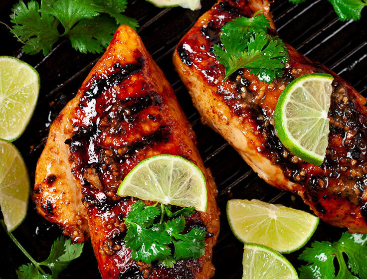 Grilled Chicken with Garlic Lime Marinade