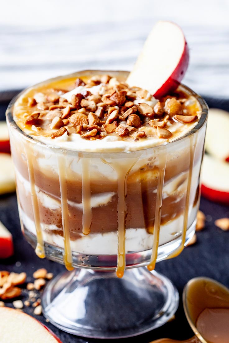 caramel apple cheesecake dip