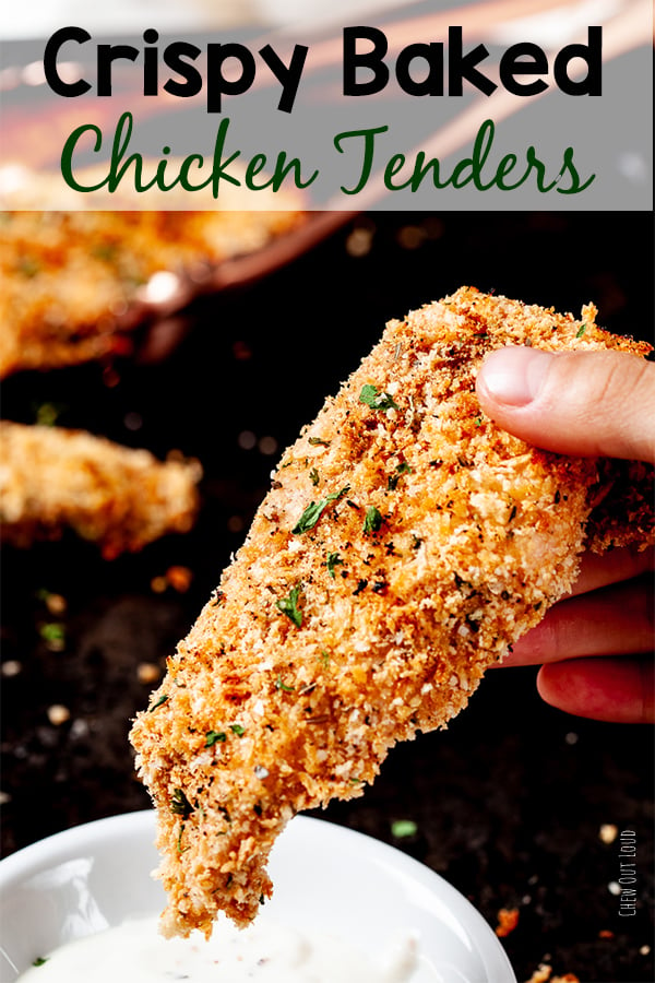 crispy baked chicken tenders, panko chicken tenders