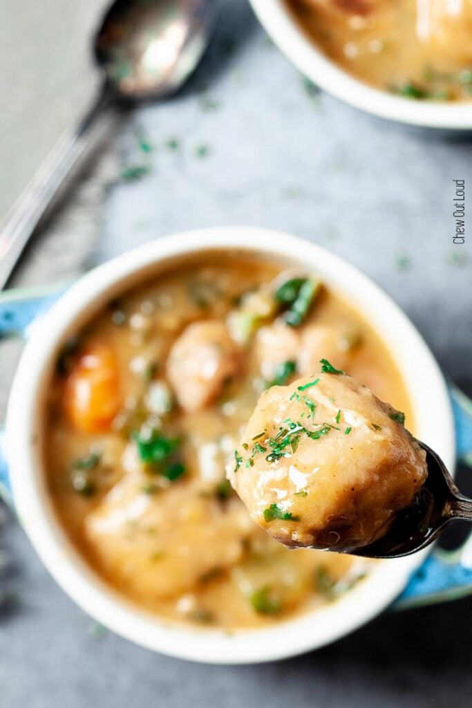 instant pot chicken and dumplings 