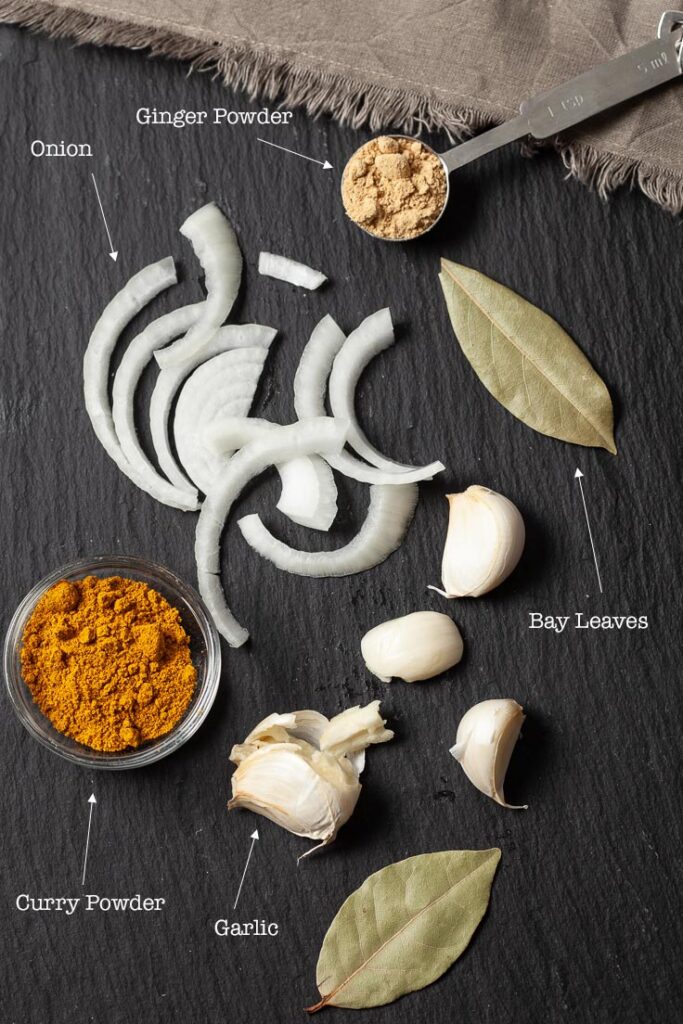 instant pot chicken curry ingredients