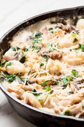 gnocchi recipe, gnocchi with chicken