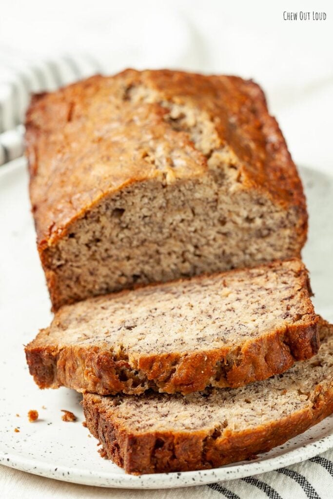 best banana bread, moist banana bread, easy banana bread, banana bread recipe