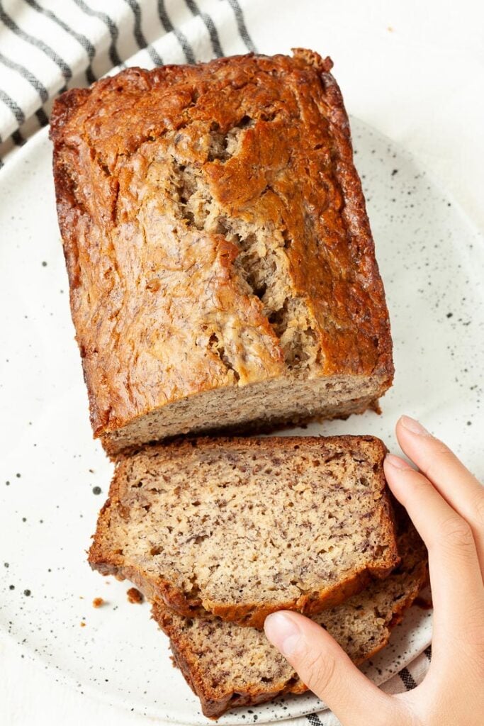 best banana bread, moist banana bread, easy banana bread, banana bread recipe