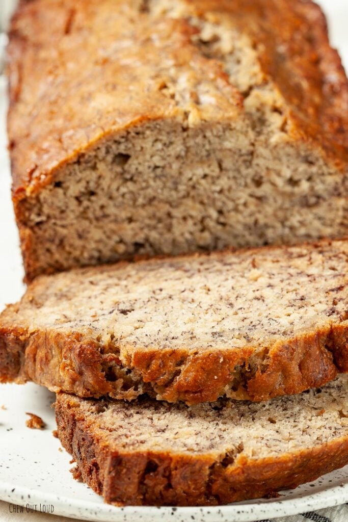 best banana bread, moist banana bread, easy banana bread, banana bread recipe