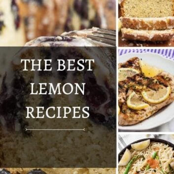 The Best Lemon Recipes Collection Cover Page.