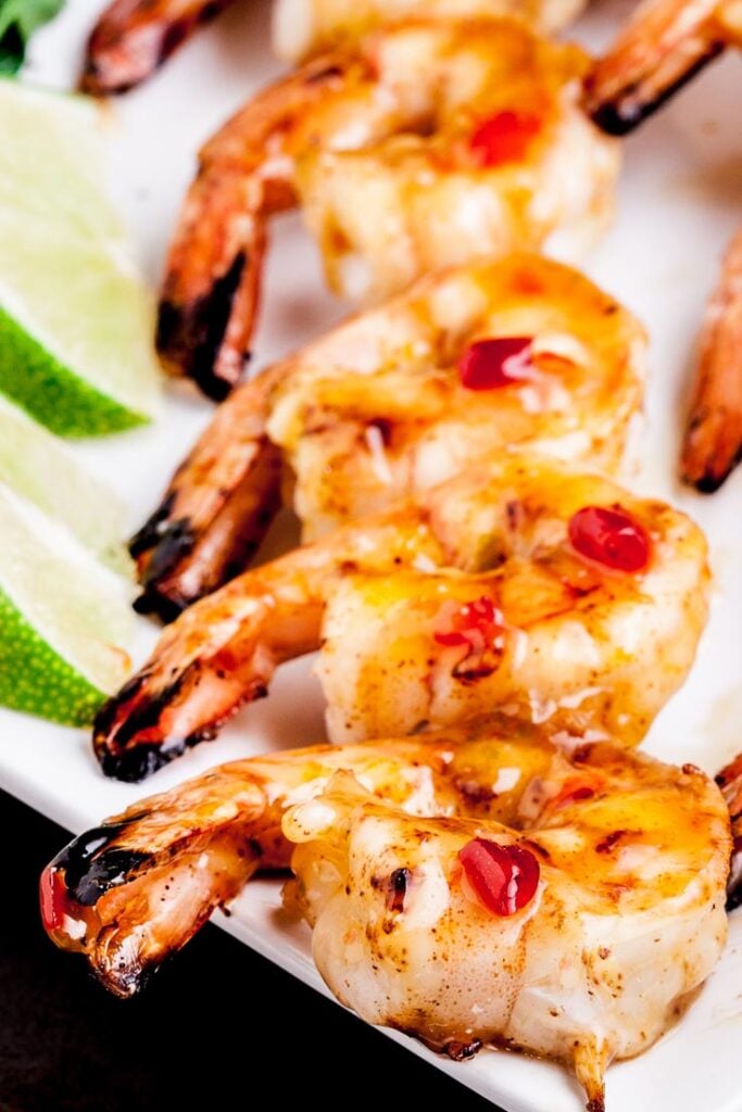 shrimp skewers