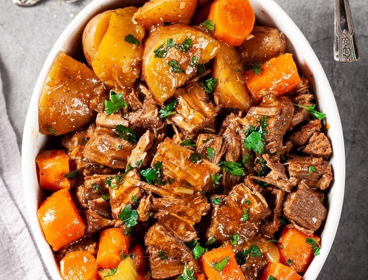 Instant Pot Beef Pot Roast with Potatoes and Carrots