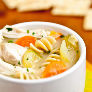 Homemade Chicken Noodle Soup | Chew Out Loud