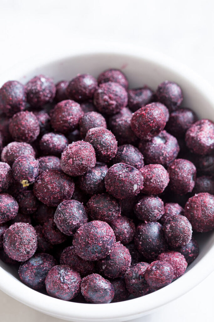 frozen blueberries