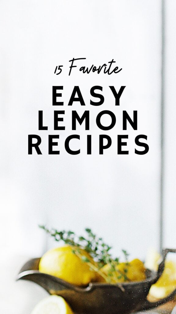 Lemon Recipes