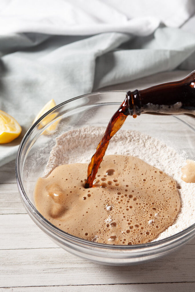 Beer Battered Fish Fry Ingredients with Guinness