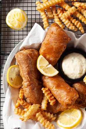 beer battered fried fish