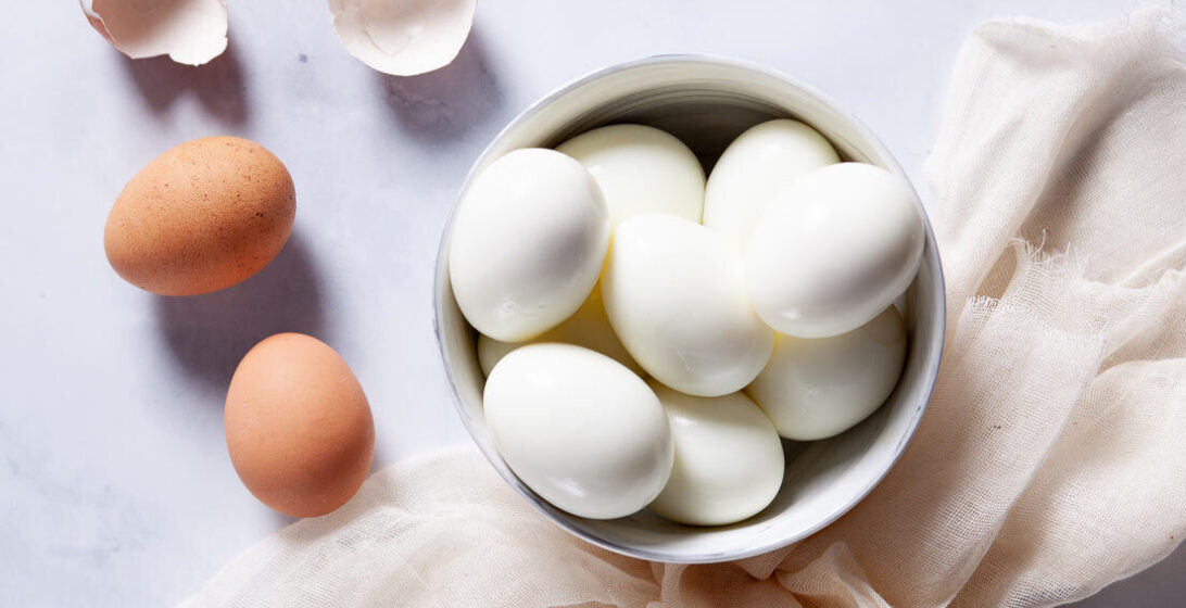 Boiled Eggs in bowl