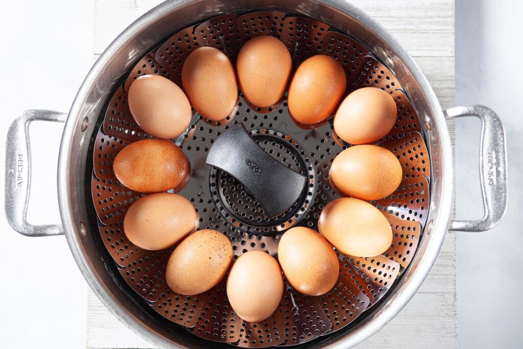 Boiled Eggs in Steamer