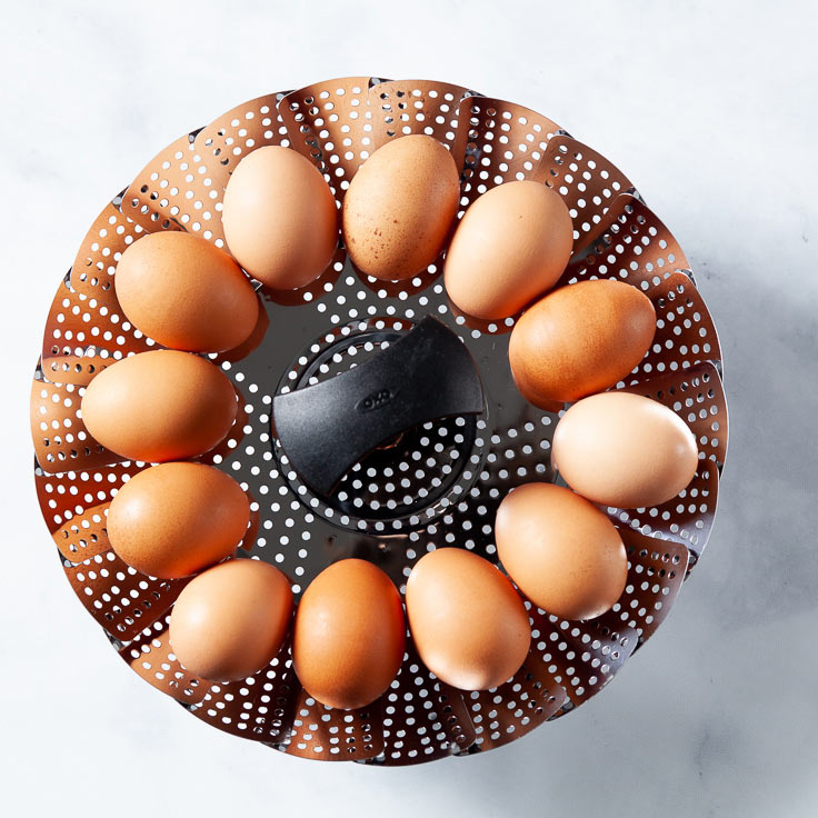 Boiled Eggs in Steamer