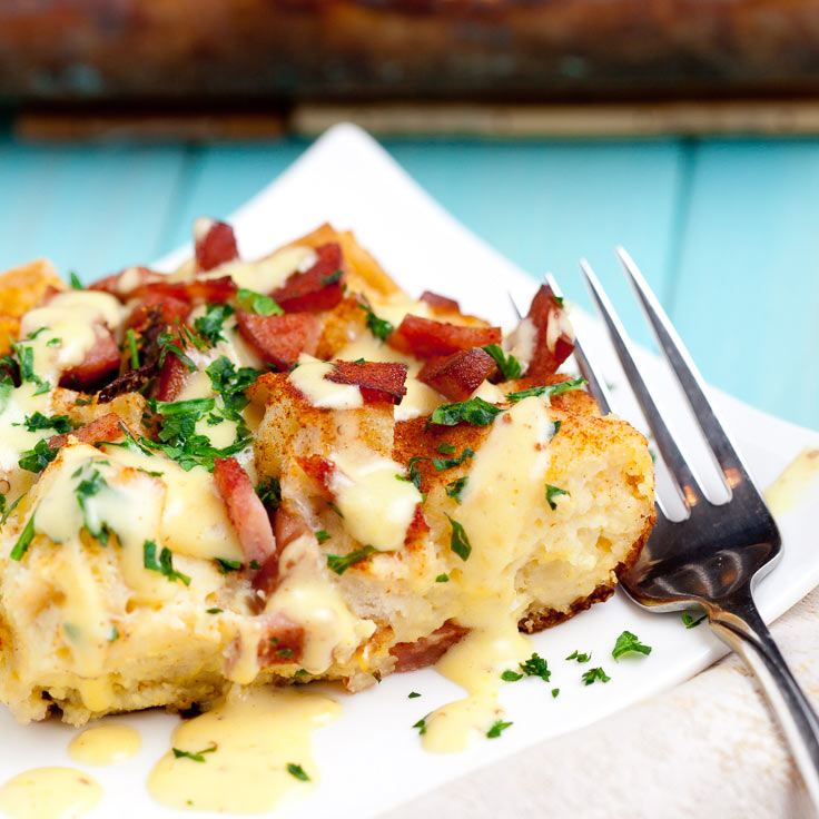 Eggs Benedict Casserole - Chew Out Loud