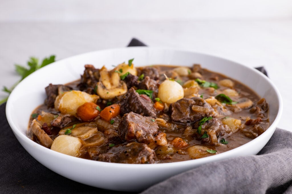 French Beef Stew Boeuf Bourguignon