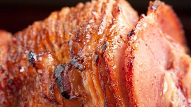honey baked ham recipe using spiral sliced ham.