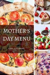 Mother's Day Menu