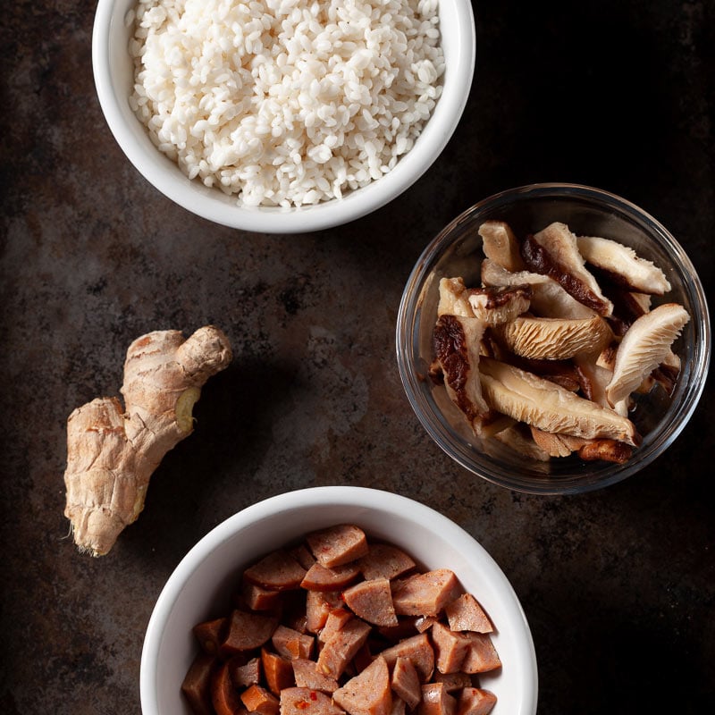 Chinese Sticky Rice Ingredients